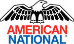 Here's an alt tag for the image: American National Insurance logo.